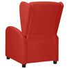 vidaXL Fauteuil inclinable &eacute;lectrique &agrave; oreilles Rouge bordeaux
