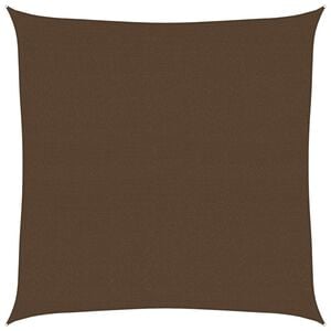 vidaXL Voile d'ombrage 160 g/m&sup2; Marron 7x7 m PEHD