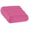 vidaXL Housse de coussin 6 pcs HEERLEN Rose &Oslash; 15 x 40 cm Polyester