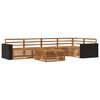 vidaXL Ensemble de canap&eacute;s d'ext&eacute;rieur 6 pc Naturel