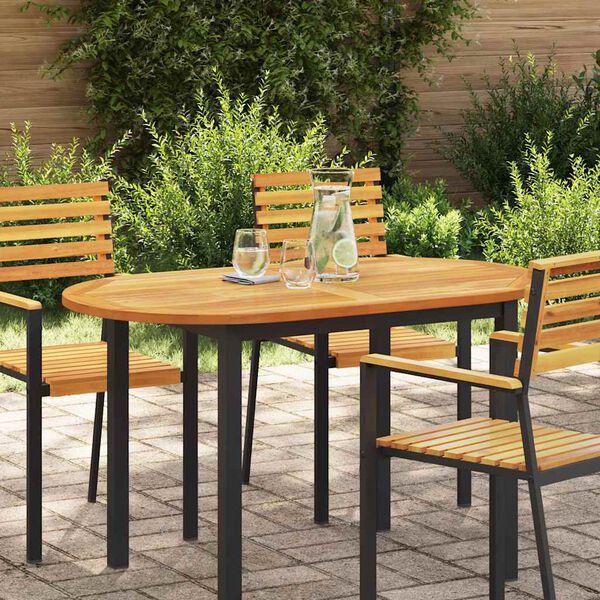 vidaXL Plateau de table Huile Naturelle 120 x 70 x 2 cm