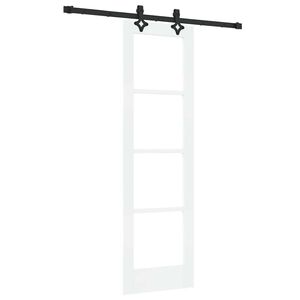 vidaXL Porte coulissante Blanc 61 x 198,5 cm