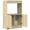 vidaXL Buffet haut ch&ecirc;ne sonoma 63x33x100 cm bois d'ing&eacute;nierie
