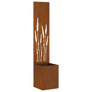 vidaXL &Eacute;cran de confidentialit&eacute; de jardin Rouill&eacute; 32 x 32 x 150 cm