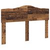 vidaXL Cadre de lit Bois ancien 140 x 190 cm Bois d'ing&eacute;nierie