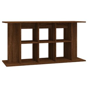 vidaXL Support d'aquarium ch&ecirc;ne marron 120x40x60 cm bois d'ing&eacute;nierie