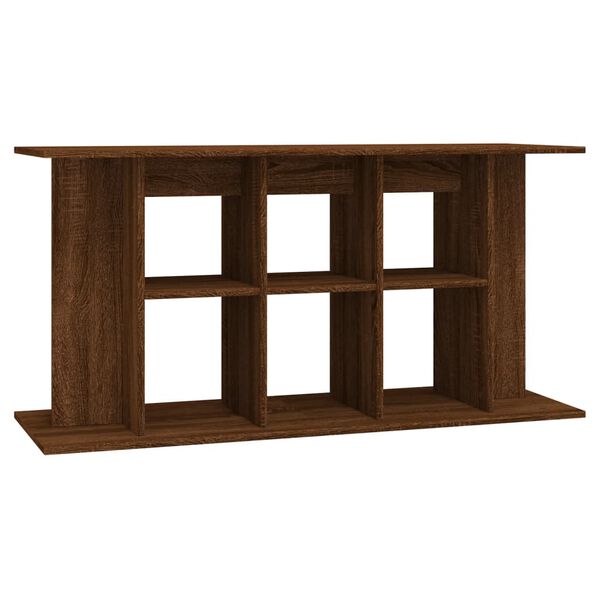 vidaXL Support d'aquarium chêne marron 120x40x60 cm bois d'ingénierie