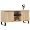 vidaXL Meuble TV chêne sonoma 104x35x50 cm bois d'ingénierie