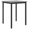 vidaXL Table de salle &agrave; manger / Table de repas 60 x 60 x 75 cm Carr&eacute;