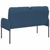 vidaXL Canap&eacute;s avec coussin 110cm Bleu Contreplaqu&eacute;