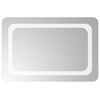 vidaXL Miroir de salle de bain LED Transparent 60 x 40 cm verre tremp&eacute;