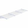 vidaXL Auvent de porte Gris et transparent 297,5x90 cm Polycarbonate