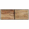 vidaXL Ensemble de bar 7 pcs bois de manguier brut massif et m&eacute;tal