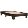 vidaXL Cadre de lit sans matelas ch&ecirc;ne marron 90x190 cm
