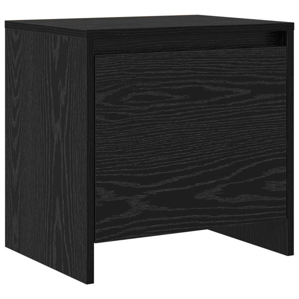 vidaXL Cabinet de chevet Ch&ecirc;ne noir 45 x 34 x 44,5 cm