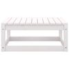 vidaXL Salon de jardin 12 pcs blanc bois de pin massif