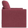 vidaXL Canapé-Lit Bordeaux 74 x 77 x 81 cm Velours
