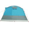 vidaXL Tente de camping tunnel 5 personnes bleu imperm&eacute;able