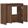 vidaXL Armoire de bain Ch&ecirc;ne marron 60x33x61 cm Bois d'ing&eacute;nierie