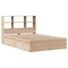 vidaXL Cadre de lit sans matelas 135x190 cm bois de pin massif