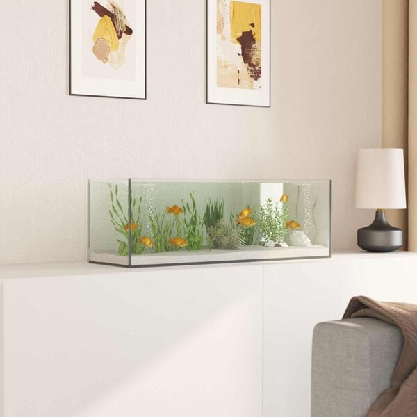 vidaXL Aquarium avec stockage Transparent 60 x 20 x 20 cm Verre