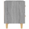 vidaXL Table de chevet Sonoma gris 40x35x47,5 cm