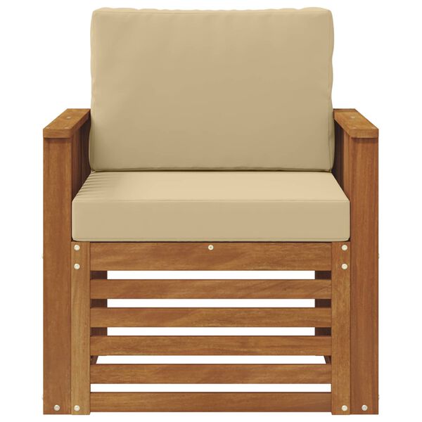 vidaXL Ensemble de canap&eacute;s d'ext&eacute;rieur Naturel 71 x 63 x 73 cm