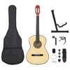 vidaXL Ensemble de guitare classique pour d&eacute;butants 12 pcs 4/4 39"