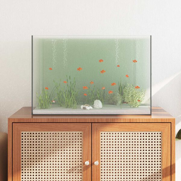 vidaXL Aquarium avec stockage Transparent 60 x 35 x 40 cm Verre