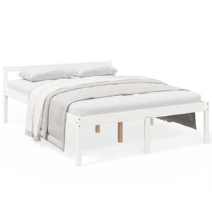 vidaXL Lit pour personne &acirc;g&eacute;e sans matelas 160x200 cm bois pin massif