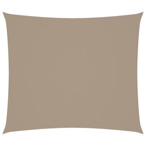 vidaXL Voile de parasol tissu oxford rectangulaire 2x2,5 m taupe