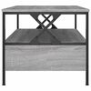 vidaXL Table basse sonoma gris 100x51x45 cm bois d'ing&eacute;nierie