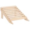 vidaXL Chaise de jardin Adirondack 2 places et repose-pied sapin