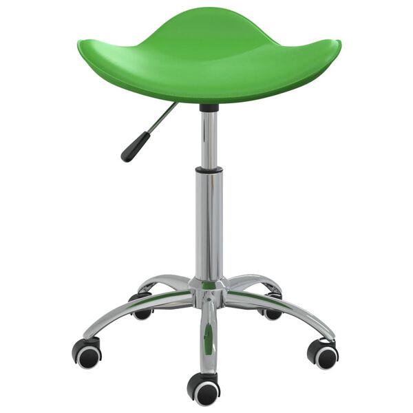vidaXL Tabouret de salon et spa Vert Similicuir