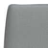 vidaXL Banc Gris clair 100x75x76 cm Tissu