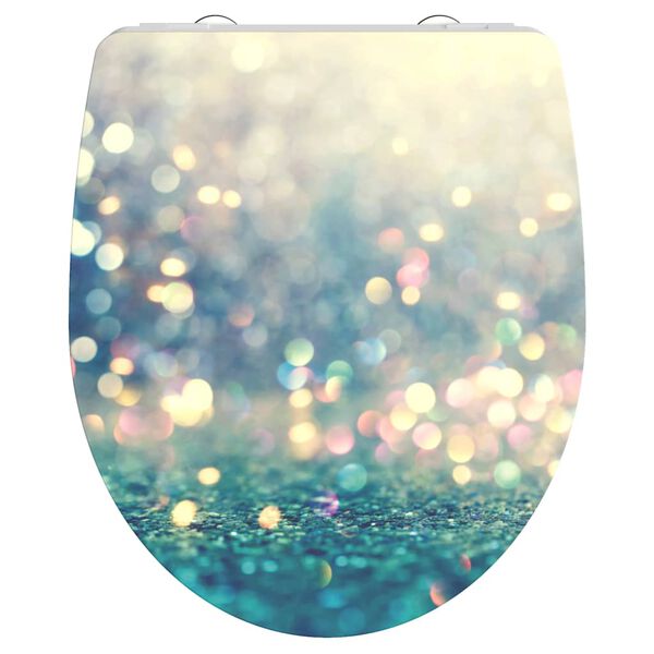 SCH&Uuml;TTE Si&egrave;ge de toilette Duroplast fermeture en douceur MAGIC LIGHT