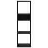 vidaXL Bibliothèque noir 34x31x112 cm bois d'ingénierie