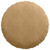 vidaXL Coussins de si&egrave;ge 2 pcs Marron &Oslash; 40 x 13 cm Velours