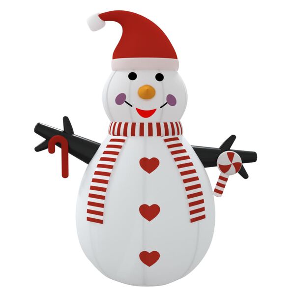 vidaXL Bonhomme de neige gonflable avec LED 460 cm