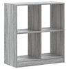 vidaXL Biblioth&egrave;que sonoma gris 68,5x32x75 cm bois d'ing&eacute;nierie