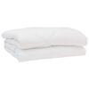 vidaXL Couette avec oreiller 3 pcs Blanc Microfibre