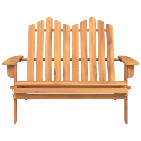 vidaXL Banc de jardin Adirondack 126 cm bois massif d'acacia