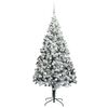 vidaXL Sapin de Noël artificiel Vert 180 cm PVC, Acier et Plastique
