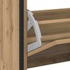vidaXL Cabinet à chaussures Chêne artisanal 100 x 34 x 112 cm