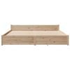 vidaXL Cadre de lit sans matelas 180x200 cm bois massif de pin