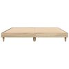 vidaXL Cadre de lit sans matelas chêne sonoma 135x190 cm
