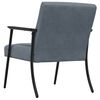 vidaXL fauteuil Gris foncé 59 x 75 x 78 cm Velours