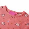 Pyjamas enfants manches longues rose ancien 104