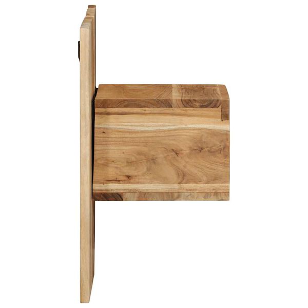 vidaXL Table de chevet 50x27x50 cm bois d'acacia solide