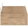 vidaXL &Eacute;tag&egrave;res murales 2 pcs 40x15x4 cm bois de teck massif